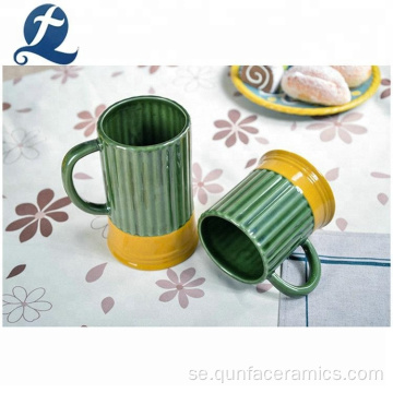 Grossistpris Färgglada glaserade anpassade tryckta keramiska muggar